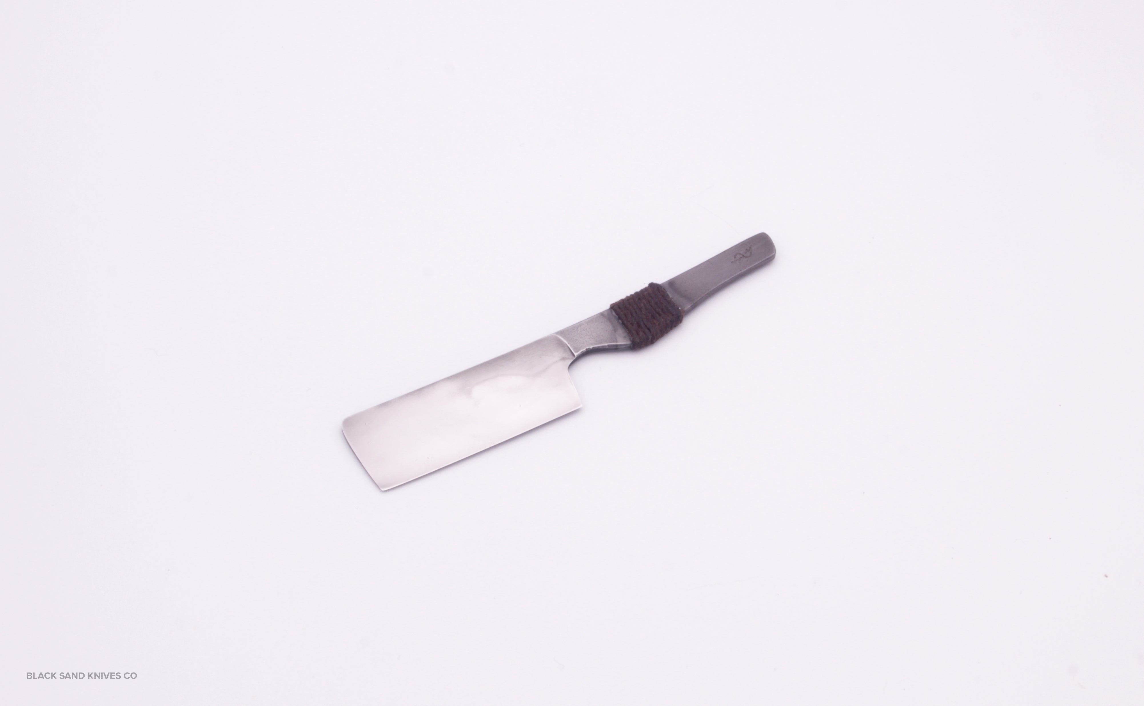 Straight Edge Western Beveled Kamisori Razor in High Carbon Steel ...