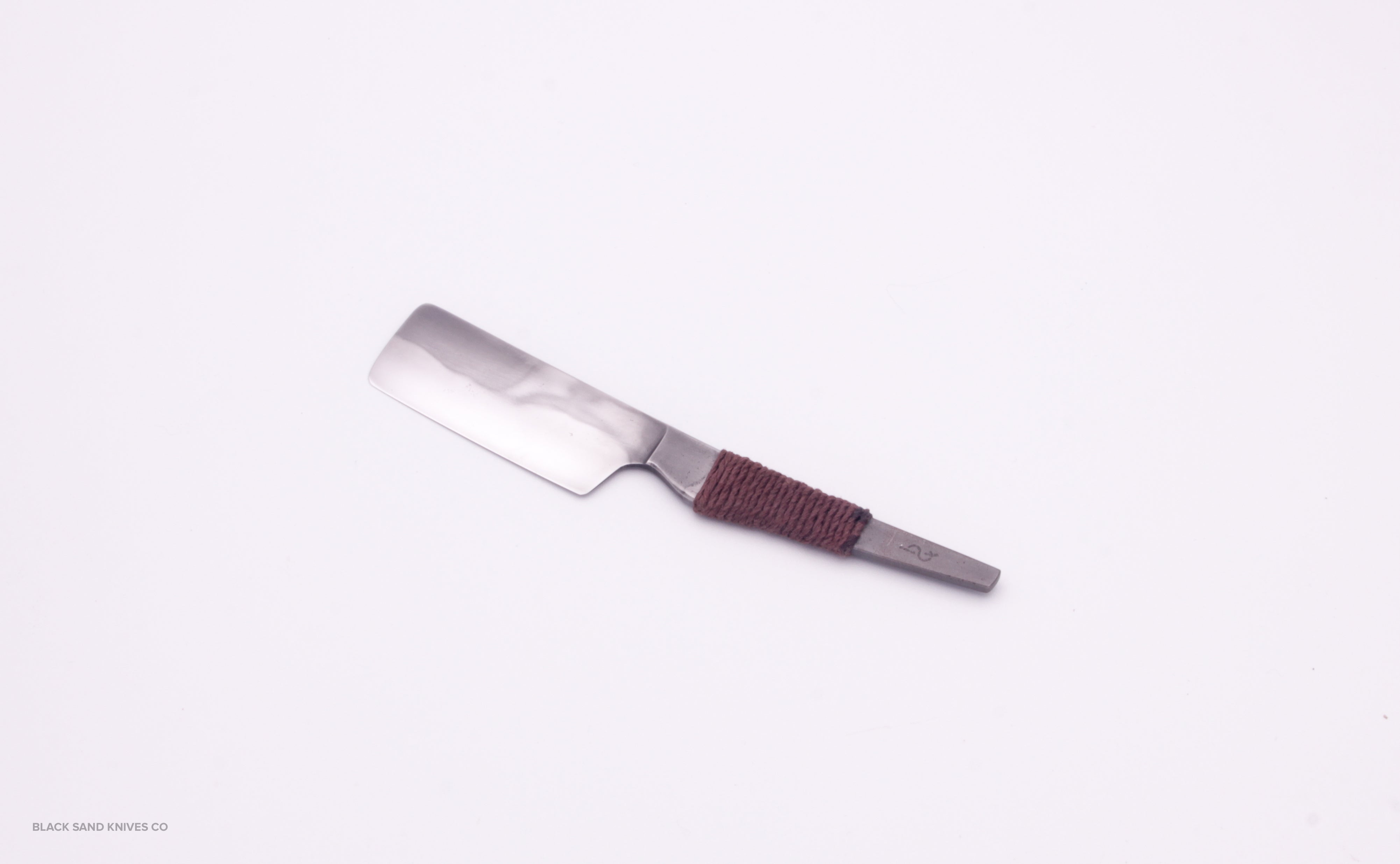 Straight Edge w/ Safety Corners Western Style Kamisori Razor in High C ...