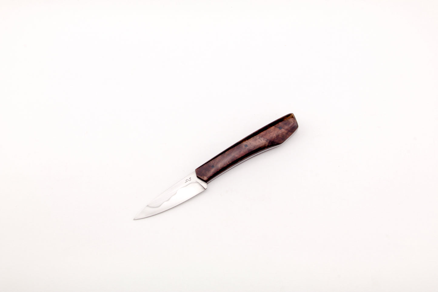 3" (76mm) Pairing Knife, 26C3 Steel, American Black Rainbow Walnut handle