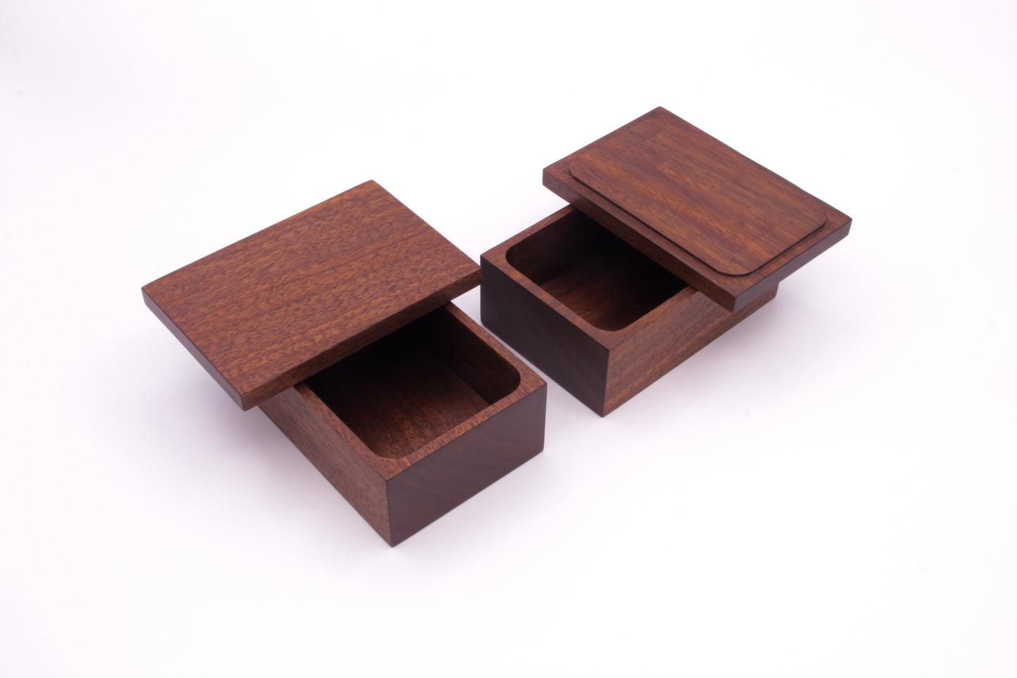 Modern Walnut Butter Box with Matching Knife.