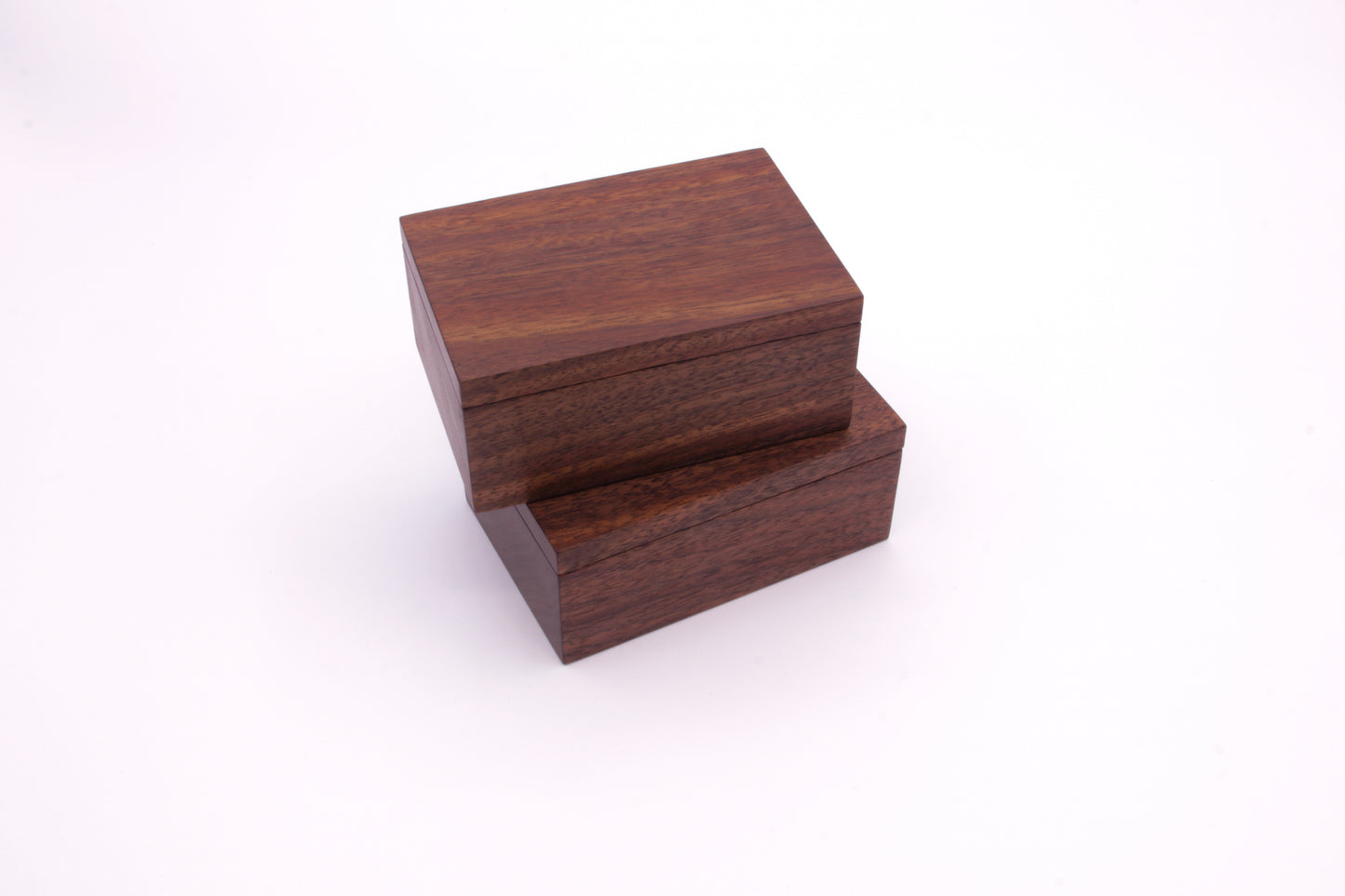 Modern Walnut Butter Box with Matching Knife.